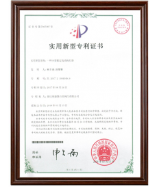 A Small Stable Electric Actuator (Patent Certificate for Utility Model)